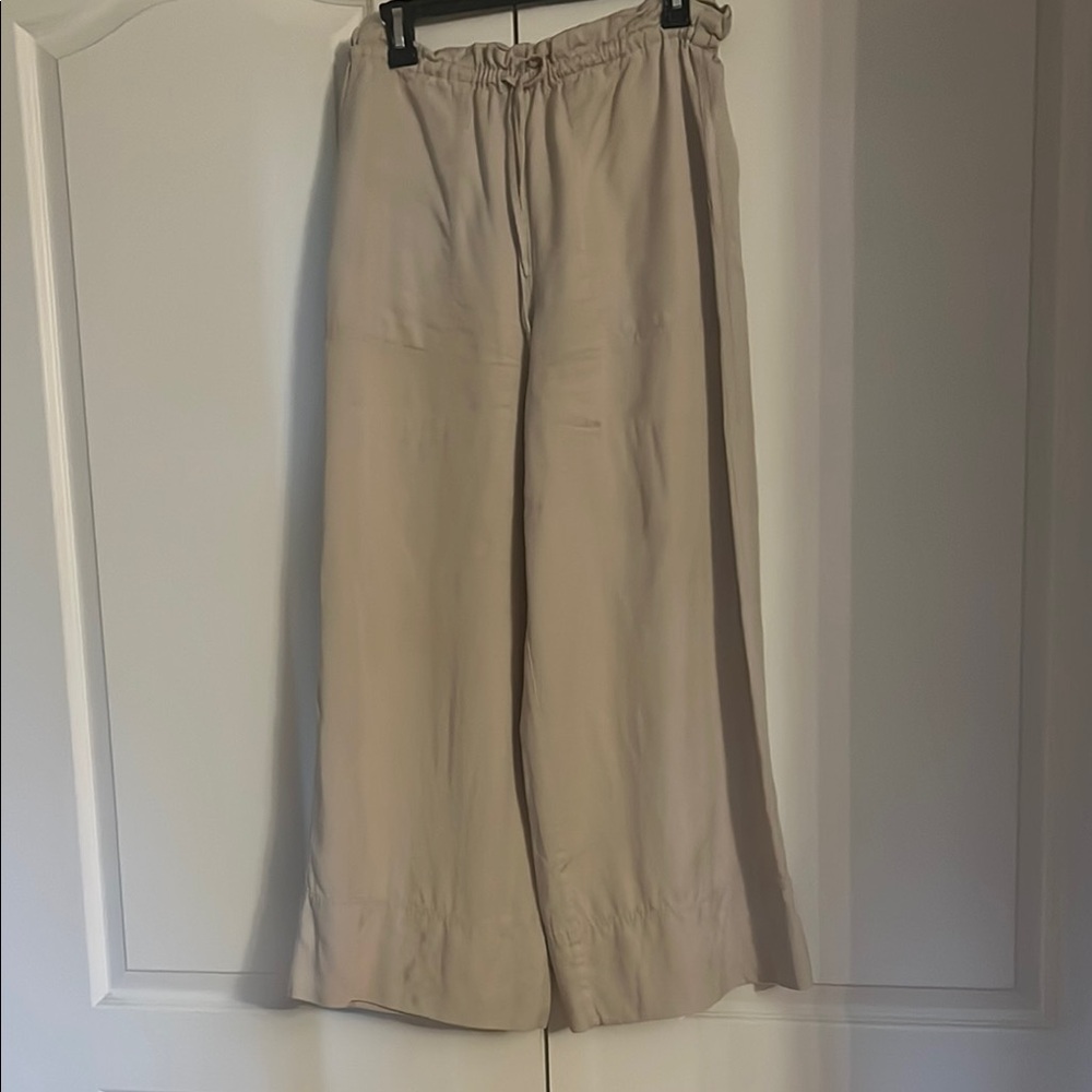 Club Monaco Stone Drawstring Wide-Leg Pants